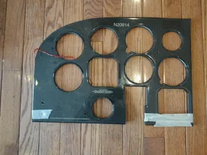 Cessna 182P  Plastic Instrument Panel Cover Custom , with integral lighting...